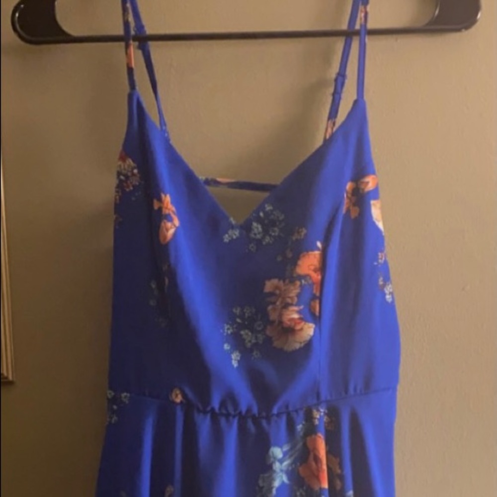 Blue Floral Dress